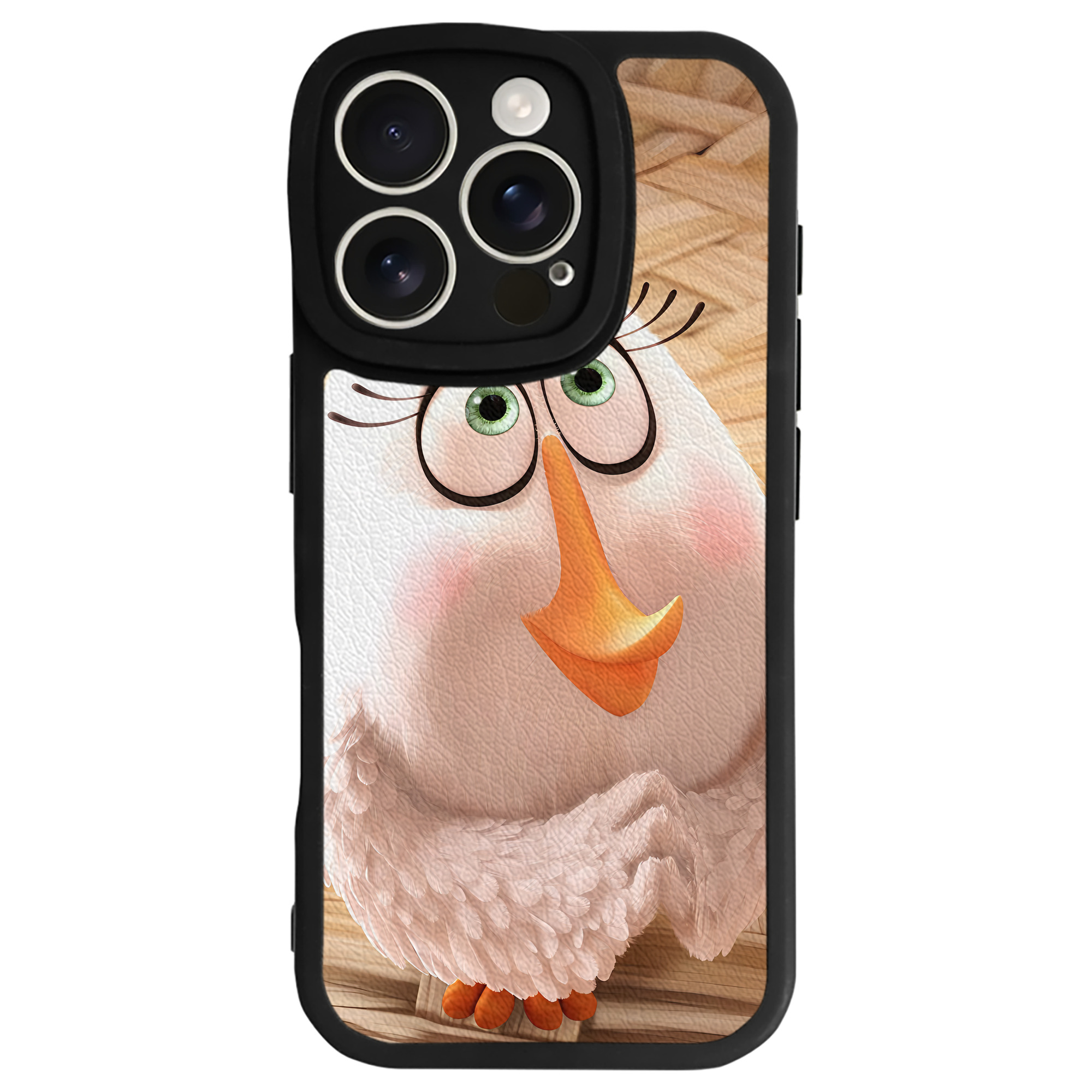 （画像用） Angry Birds アングリーバード 【iPhone 16シリーズ対応】シリコンスマホケース（レザー調） 材質：シリコン